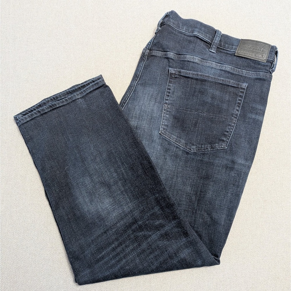 Lucky Brand Jeans Men's Dark Wash 48x30 Straight Leg Stretch Denim COOLMAX